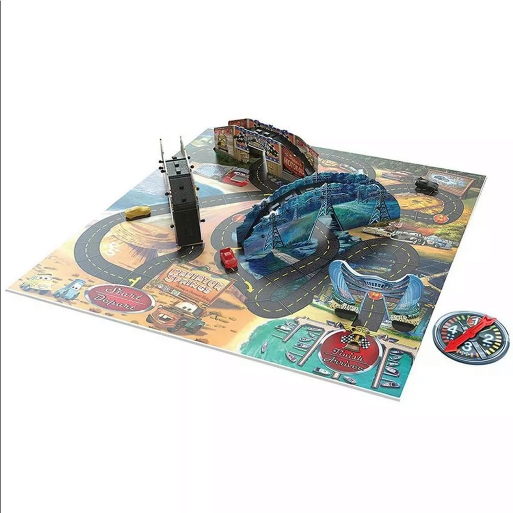 Disney Pixar Cars Risky Raceway Board Game - Picture 2 of 4